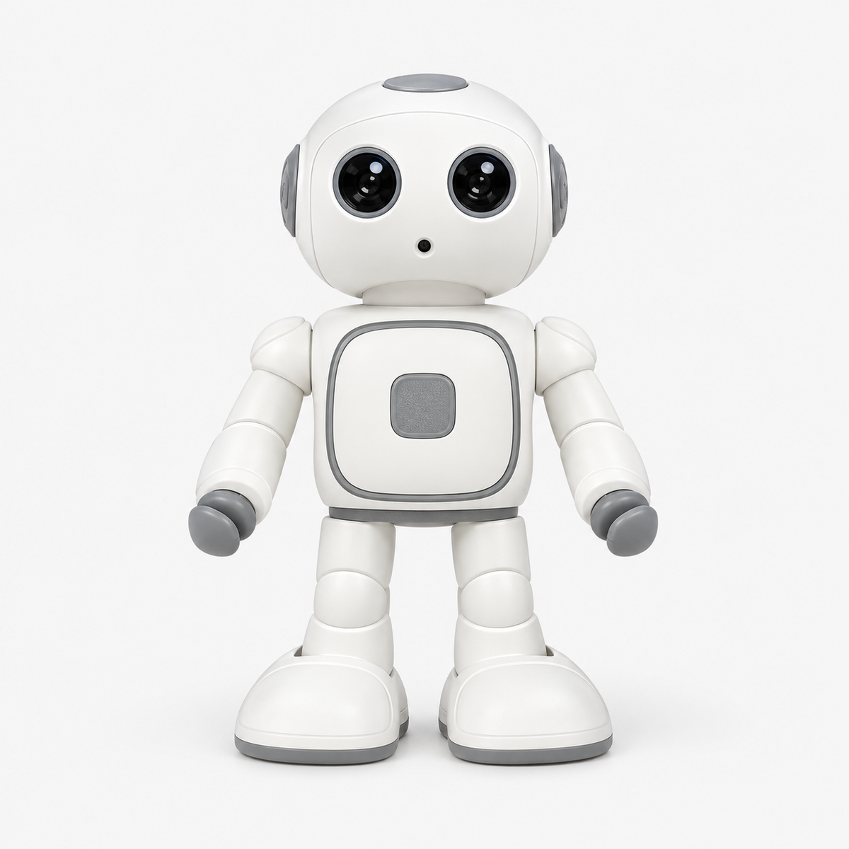 Witte educatieve robot