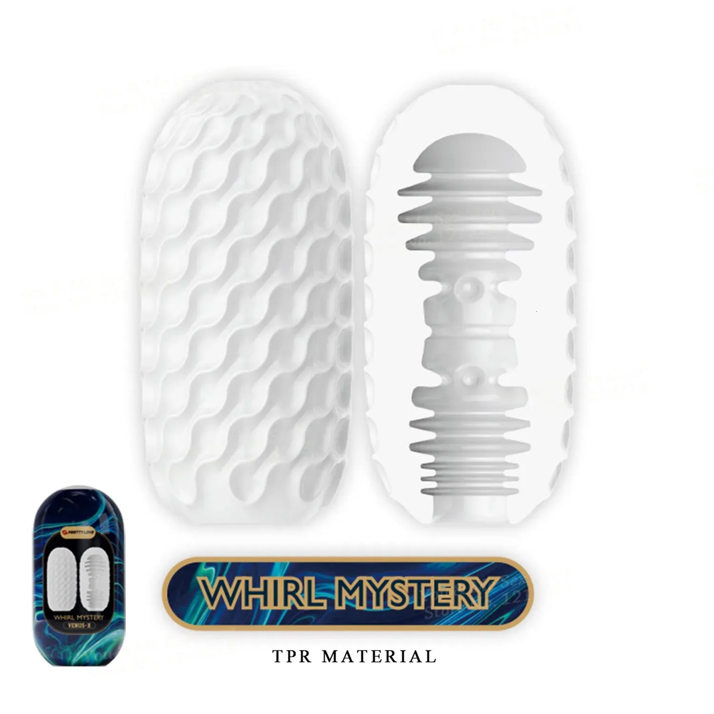 Venus X Mannen Masturbatiecup Realistisch Zacht en Strak Speeltje voor Volwassenen - Whirl Mystery