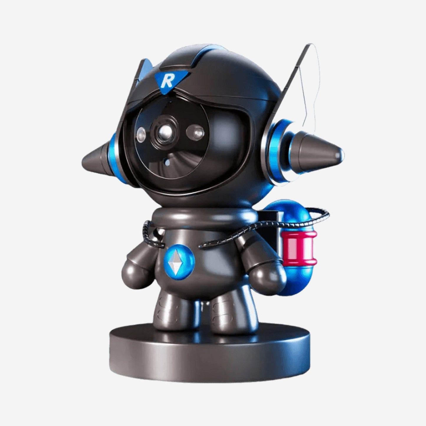 Indoor WiFi Robotcamera 1080P met Nachtzicht, Bewegingsdetectie en 2‑weg Audio