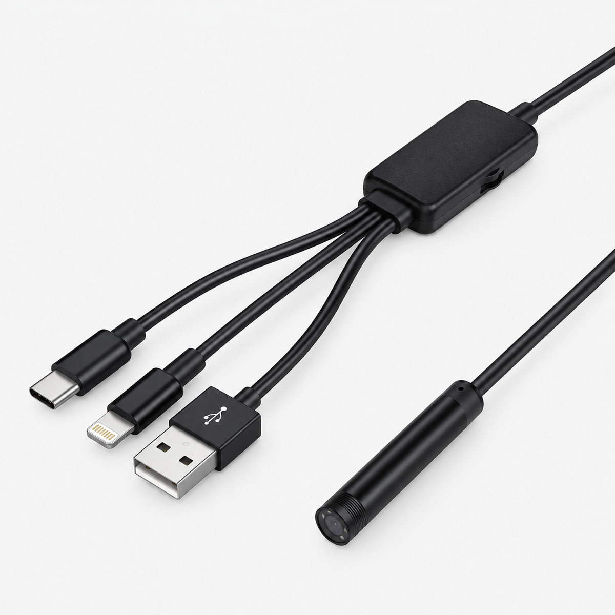 Endoscoopcamera met USB-C, Lightning en USB-A