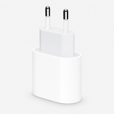 Witte merkloze USB-C lichtnetadapter 20W