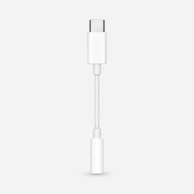 USB-C naar 3,5 mm Audioadapter | Wit