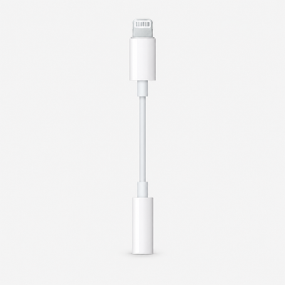 Lightning naar 3,5 mm Audioadapter | Wit