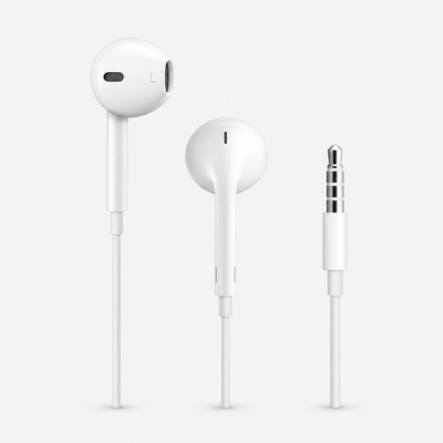Bedrade Oortjes | 3,5 mm | Wit