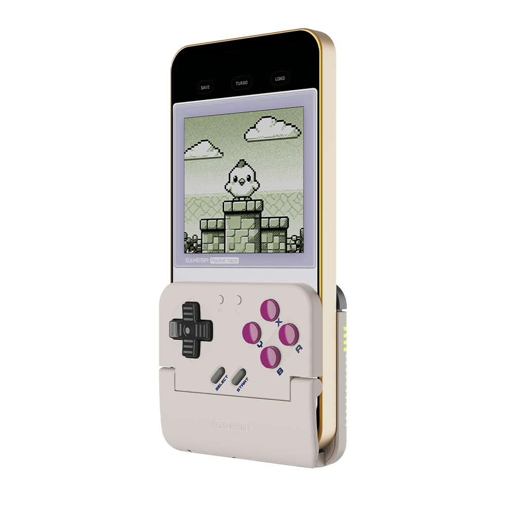 GameSir Pocket Taco P1 in gebruik met smartphone