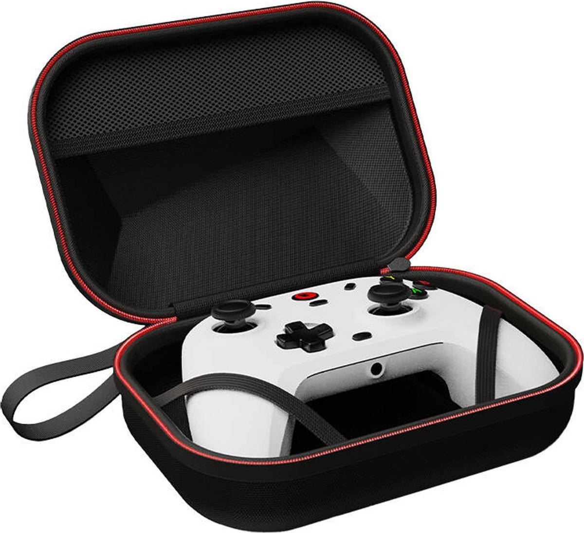 GameSir GCase200 geopend met controller als pasvormvoorbeeld
