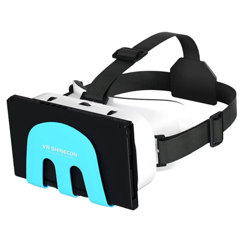 VR Shinecon G11 bril voor Nintendo Switch, schuin voor