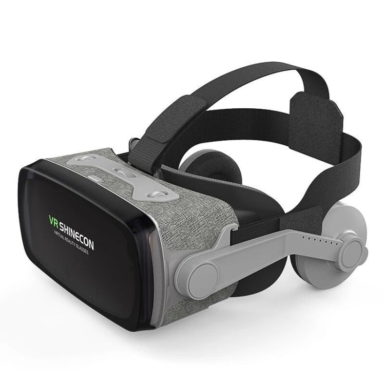 VR Shinecon G07E grijze VR bril voor smartphone, schuin voor