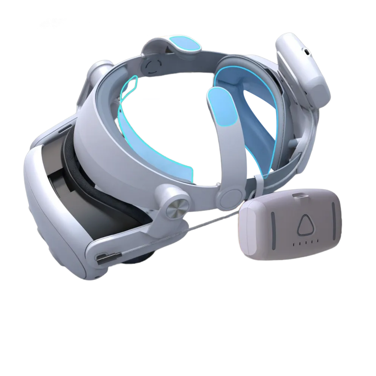 FIIT VR T302 hoofdband met accu voor Quest 3 en 3S – vooraanzicht