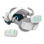 FIIT VR T302 hoofdband met accu voor Quest 3 en 3S – achteraanzicht