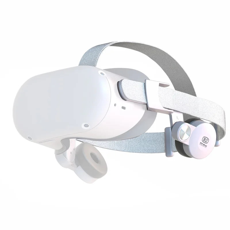 FIIT VR B2 oorstukken voor Quest 2, gemonteerd zij