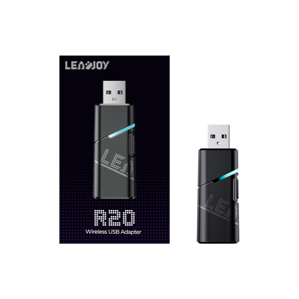 LeadJoy R20 ontvanger naast verpakking