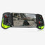 Gamwing AB05 gamecontroller zwart groen met smartphone