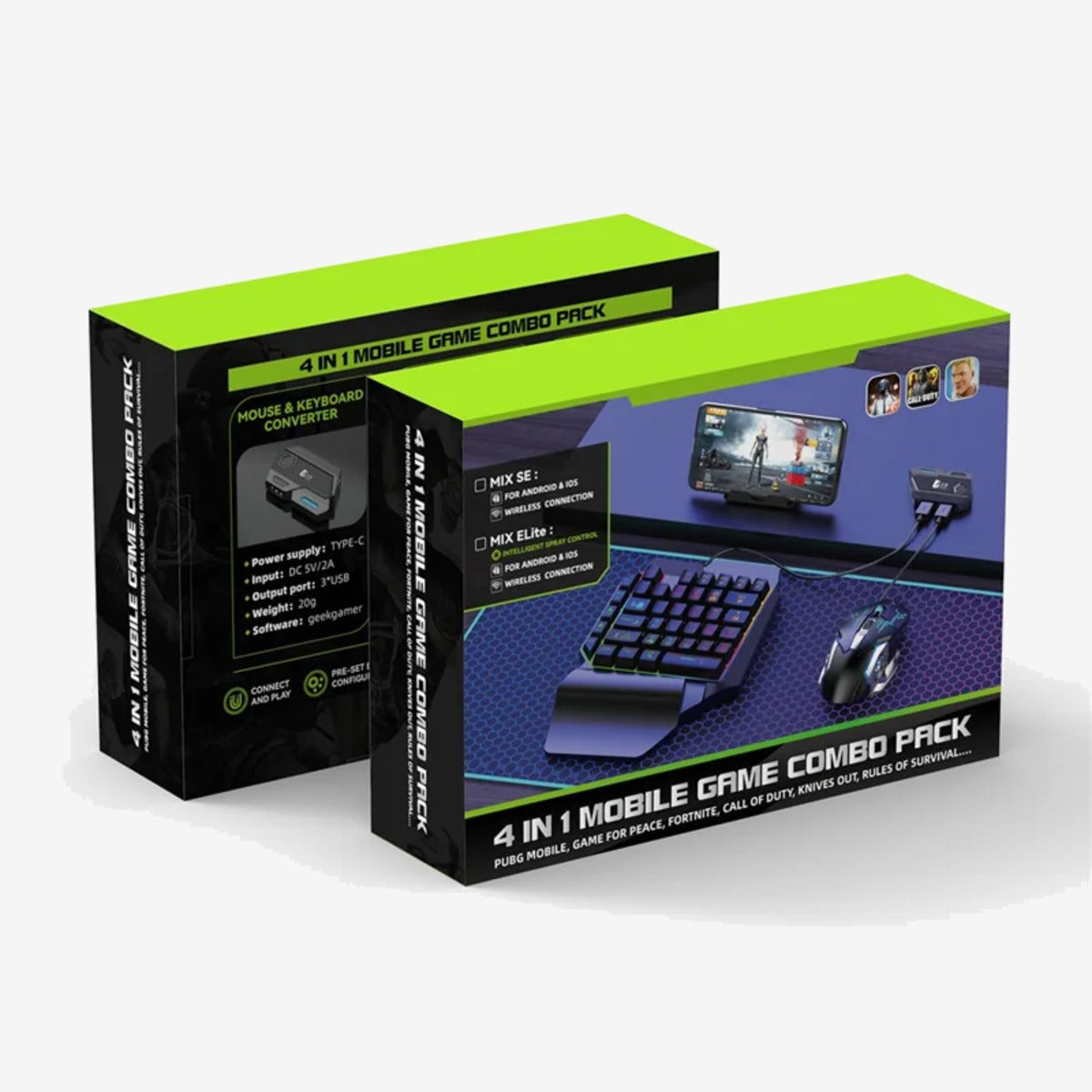 Gamwing MIX SE bundel in productverpakking