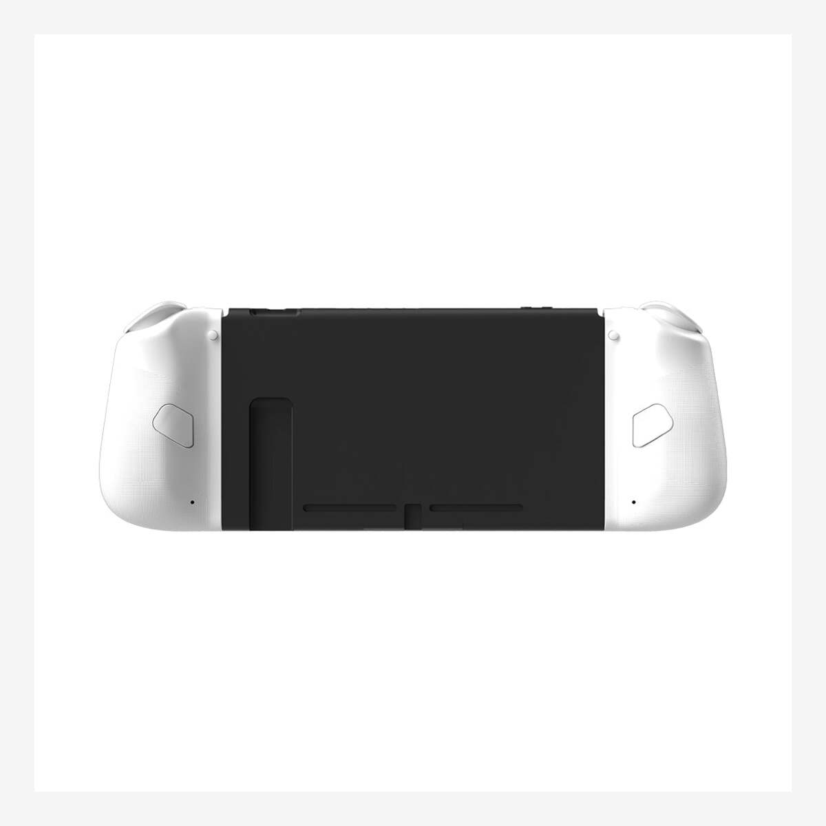Mobapad M6 HD witte Joy-Con-controller achterzijde op Nintendo Switch