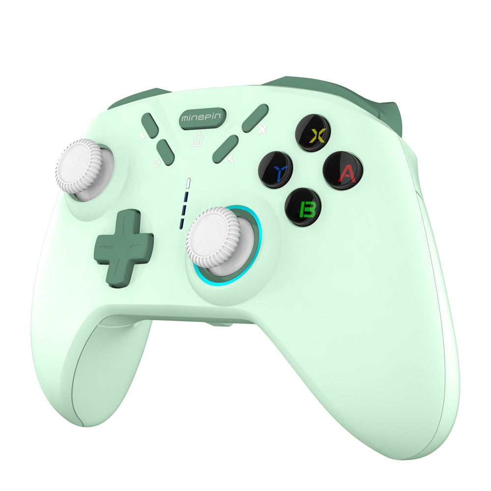 MINGPIN S820 draadloze gamecontroller cardamomgroen – productfoto