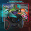 MINGPIN S818 draadloze gamecontroller zwart – achteraanzicht