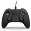 MINGPIN P912W bedrade gamecontroller zwart – schuin aanzicht