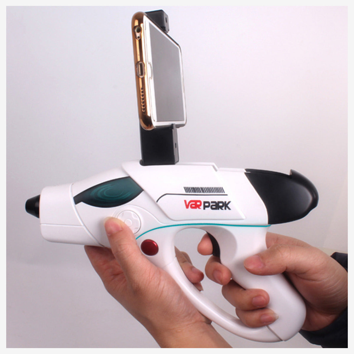 VR PARK A9 AR-gamecontroller in gebruik
