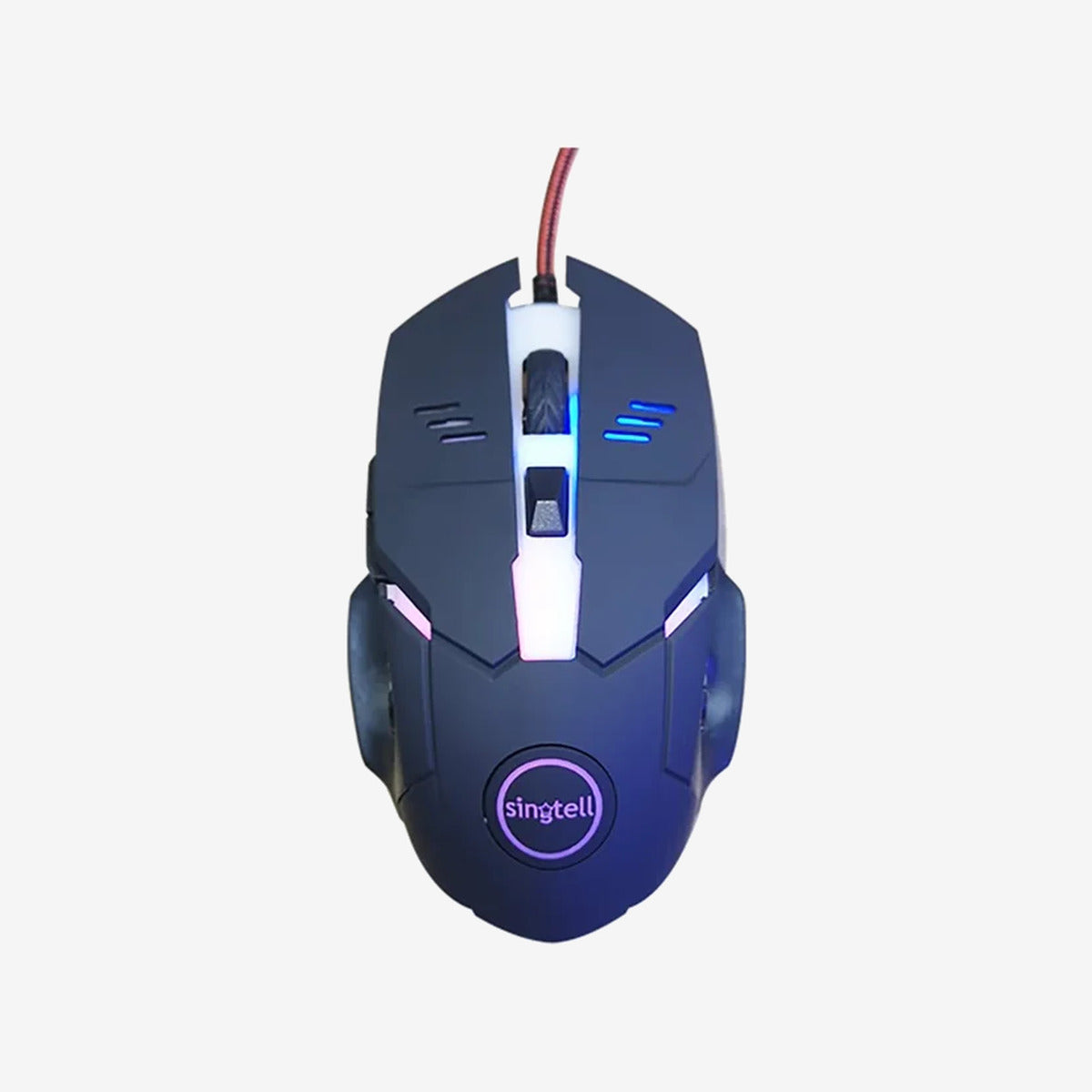 SINGTELL ST02 gamingmuis blauw – bovenaanzicht