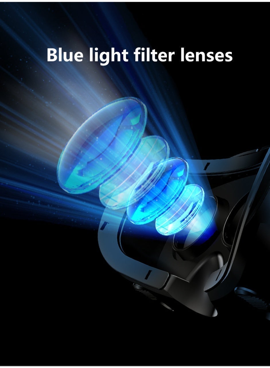 VRG Pro VR-bril standaard wit – lensdetail
