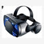 VRG Pro Plus VR-headset met hoofdtelefoon, gesloten vooraanzicht