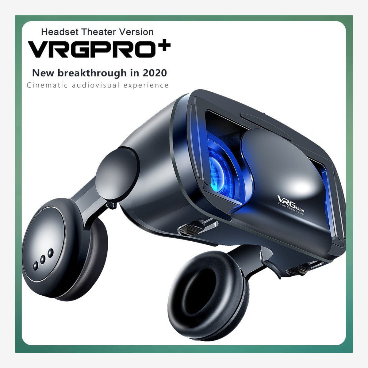 VRG Pro Plus VR-headset met hoofdtelefoon, open perspectief