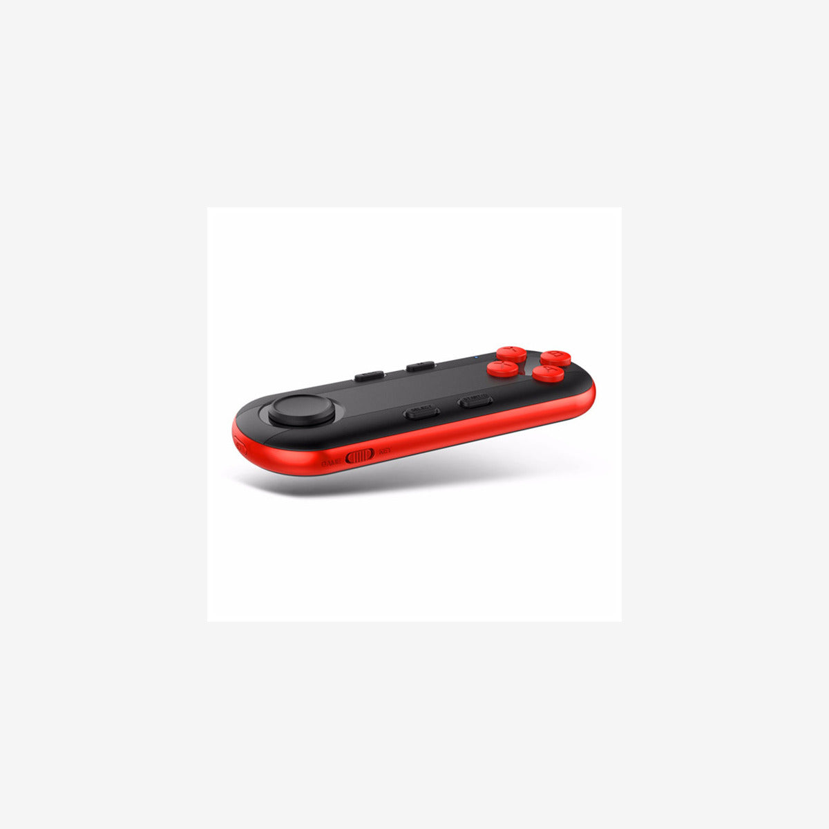 MOCUTE 051 gamecontroller zwart-rood, schuin zijaanzicht