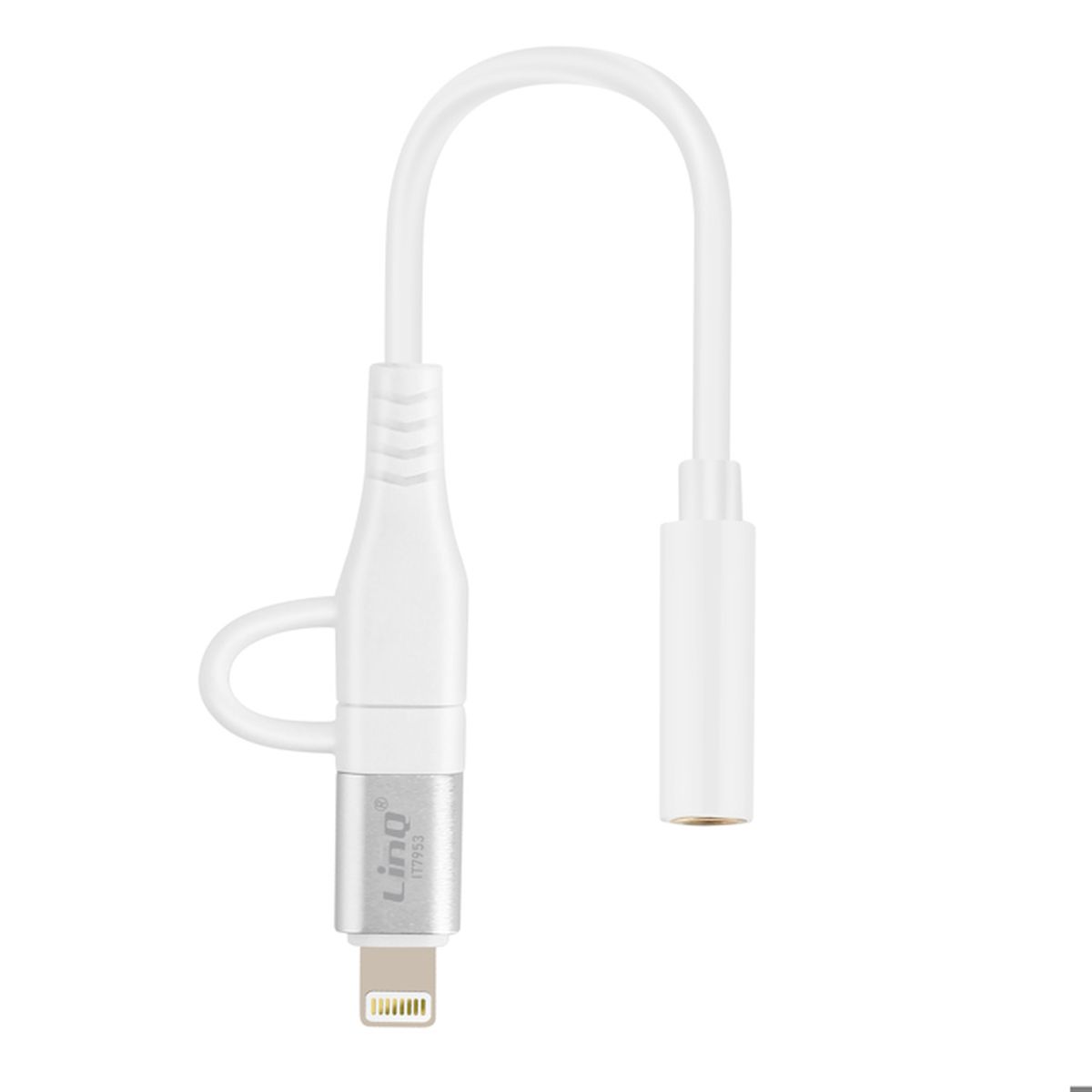 Audiokabelset voor VR-headset – Lightning-adapter detail