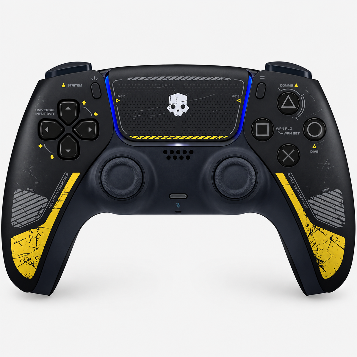 Controller voor PS5 Zwart met gele print