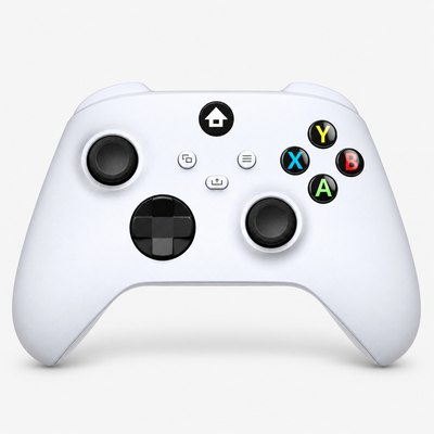 Merkloze gamecontroller Wit