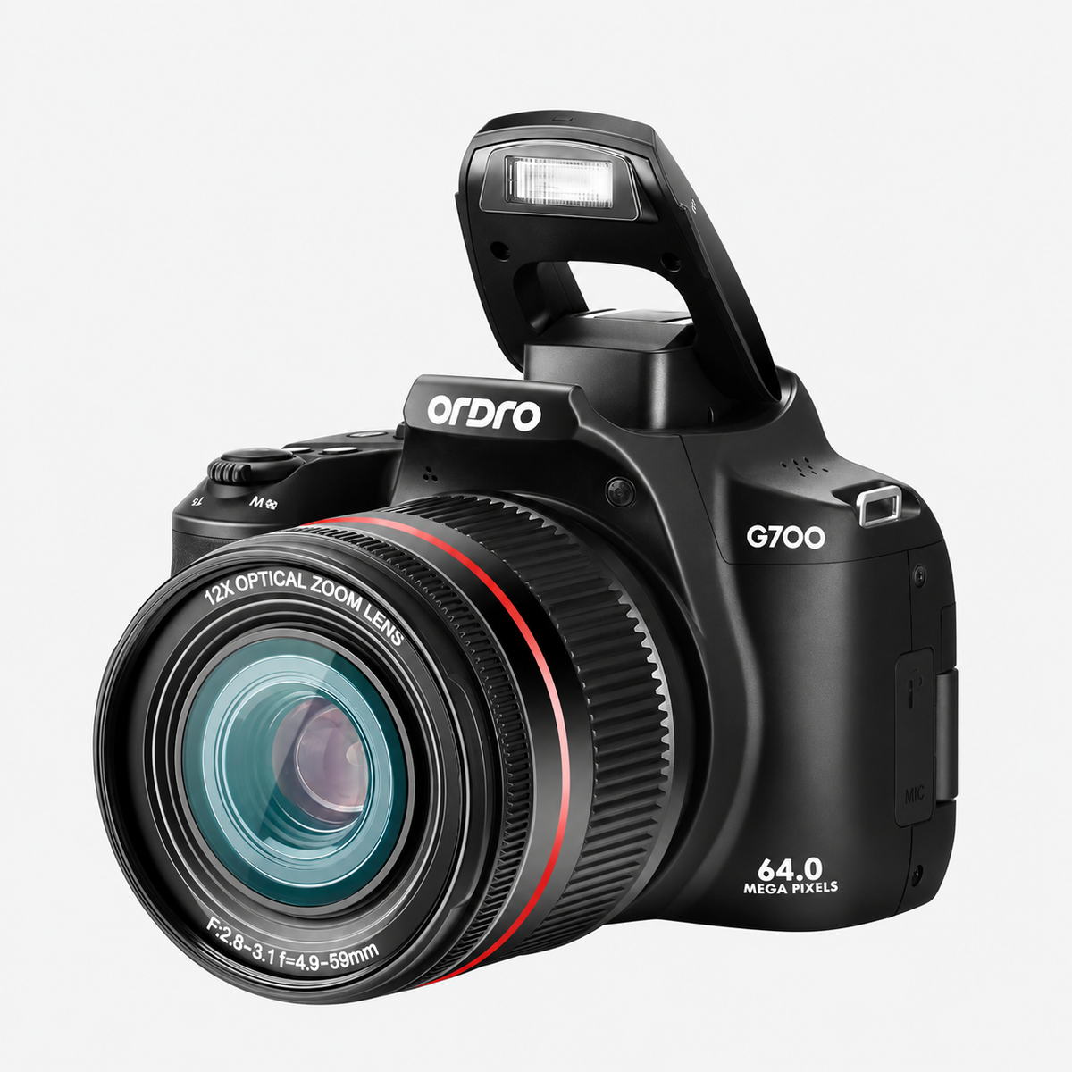 G700 Zwart productfoto 3 met originele merk- en modelopdruk