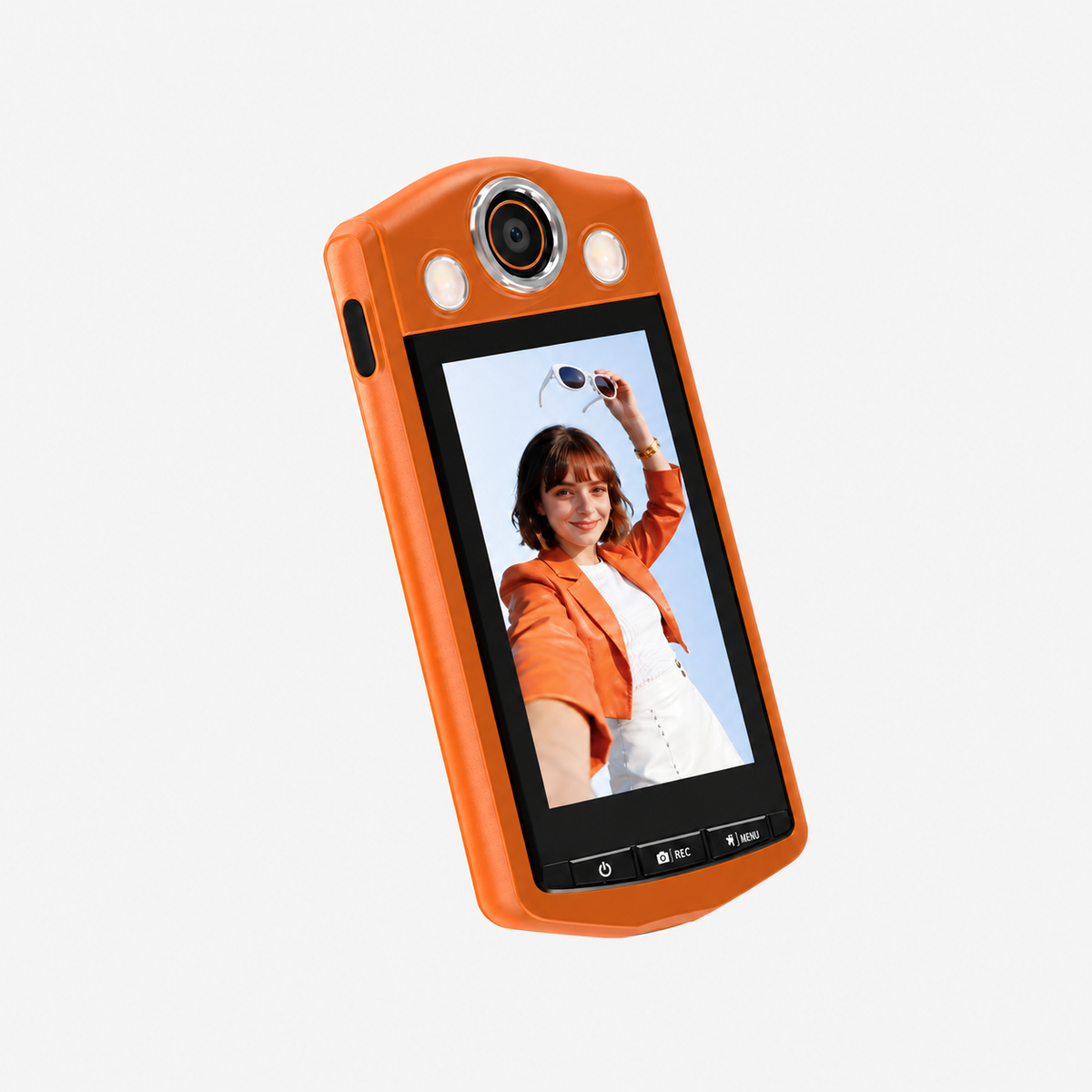 VS3 Oranje productfoto 3 met originele merk- en modelopdruk