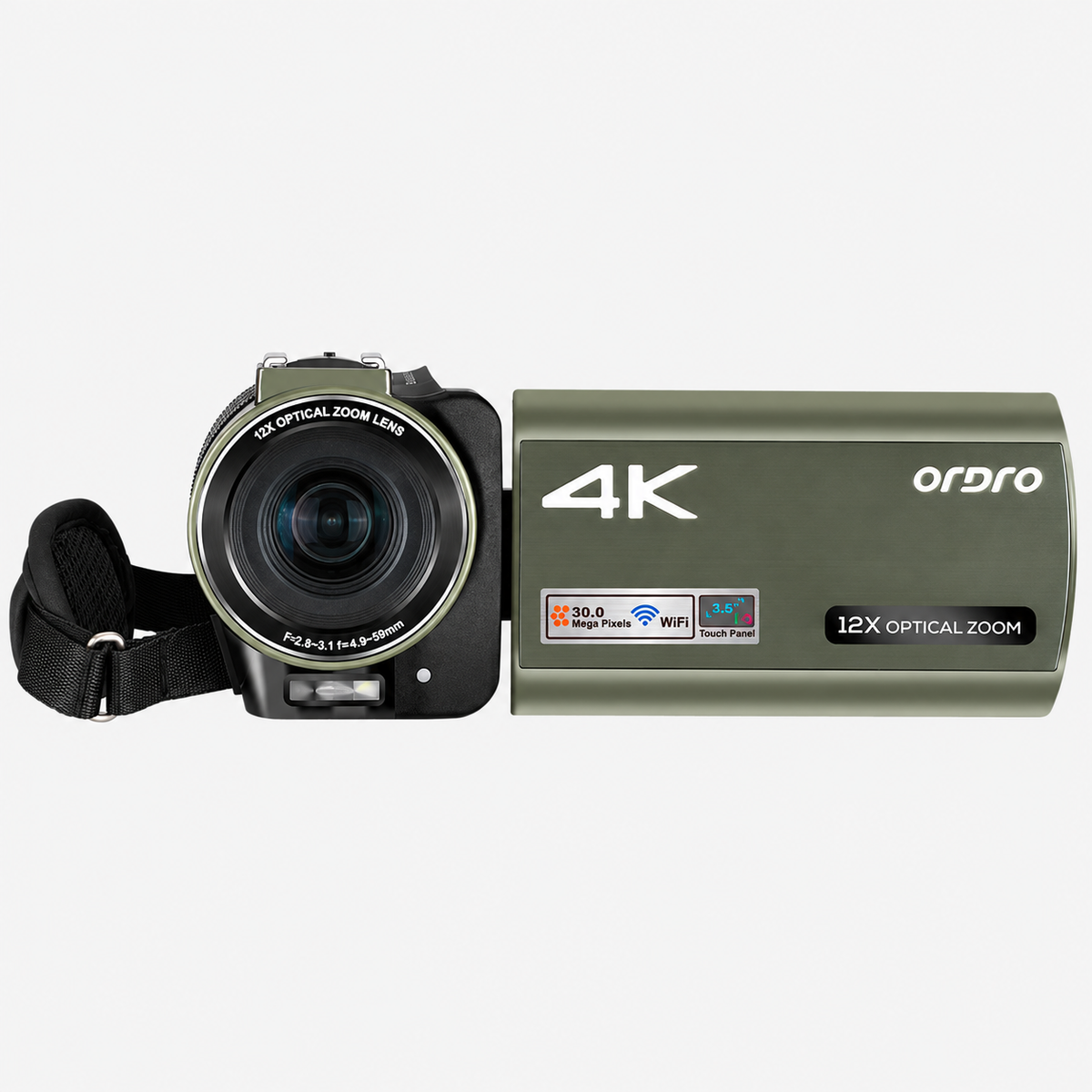 AX60 Olijfgroen productfoto 1 met originele merk- en modelopdruk