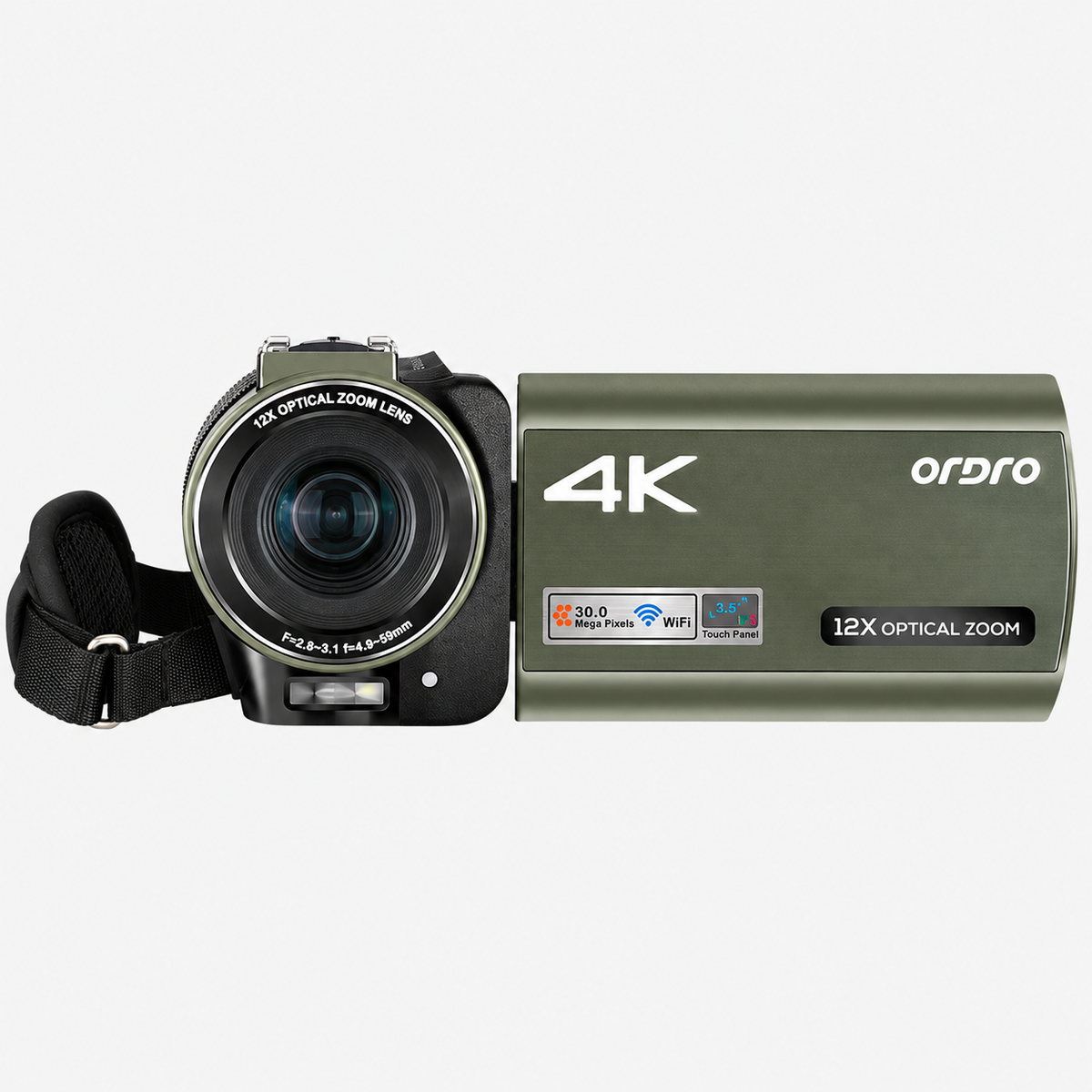 AX60 Olijfgroen productfoto 2 met originele merk- en modelopdruk
