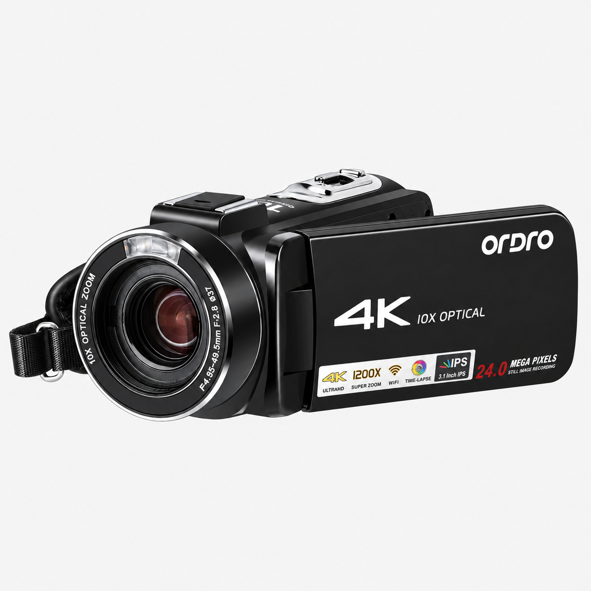 AC7 Zwart productfoto 1 met originele merk- en modelopdruk