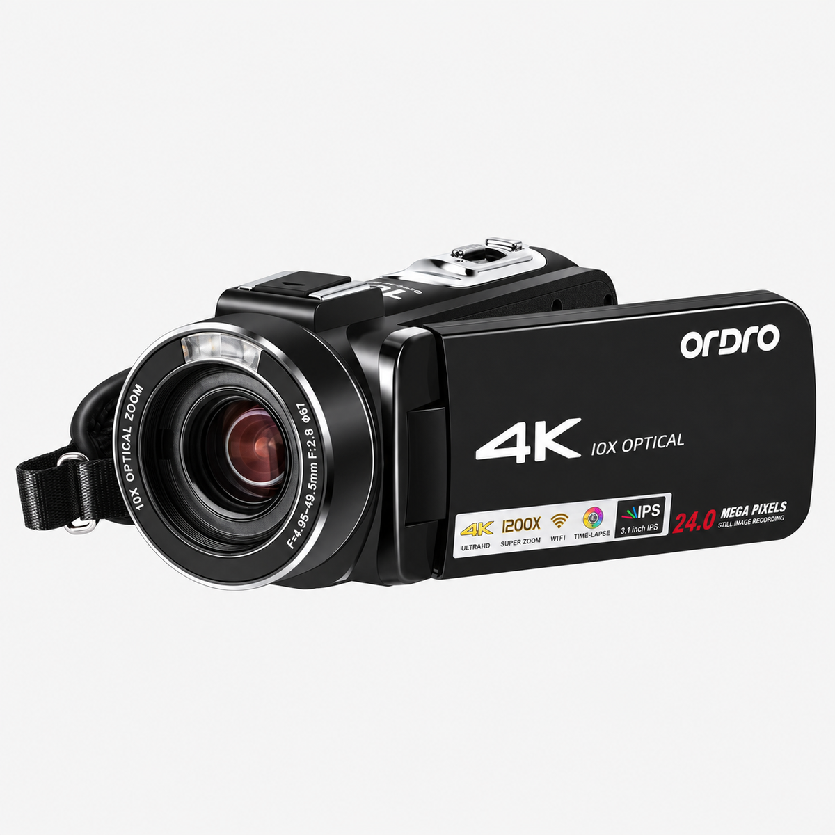 AC7 Zwart productfoto 3 met originele merk- en modelopdruk