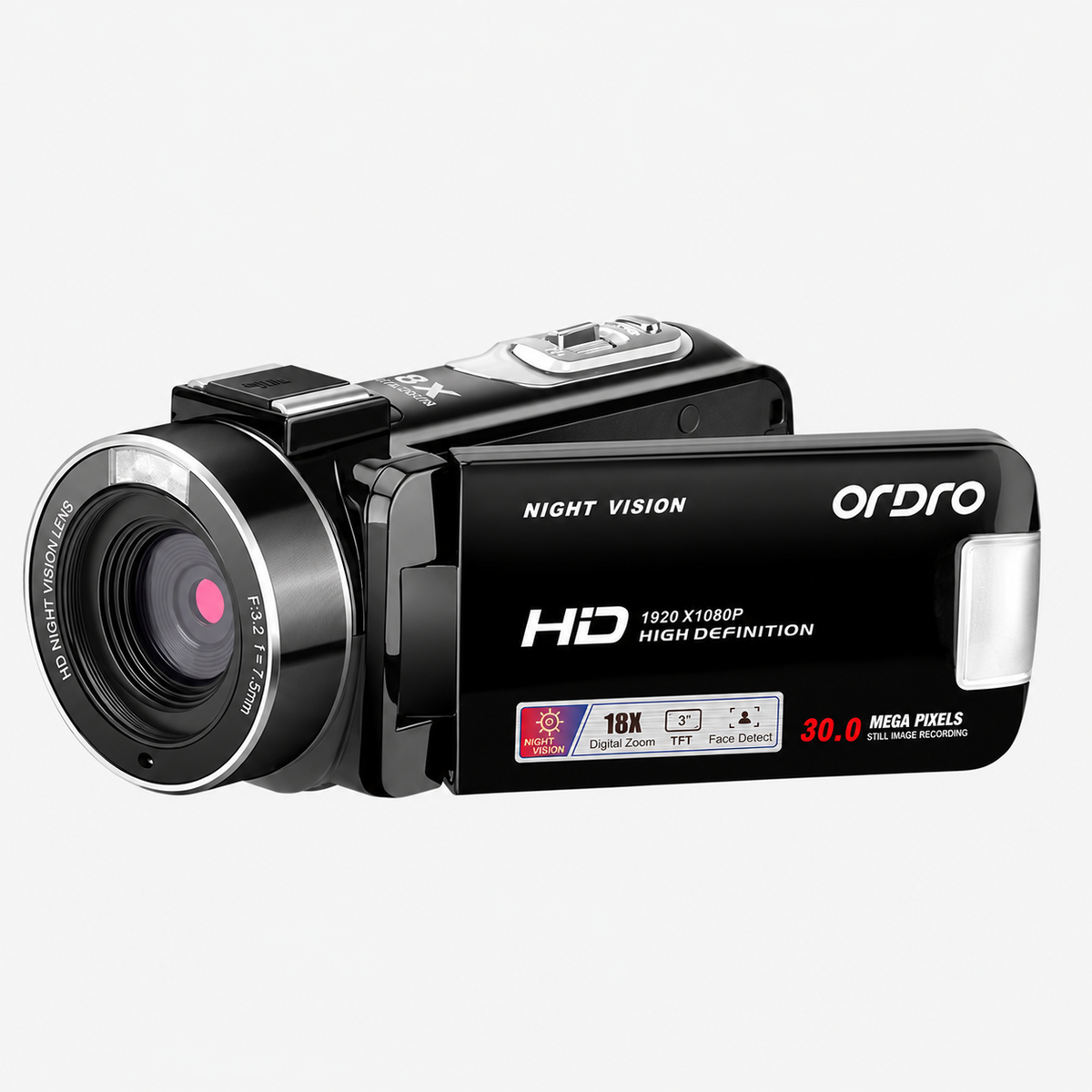 B320 Zwart productfoto 3 met originele merk- en modelopdruk