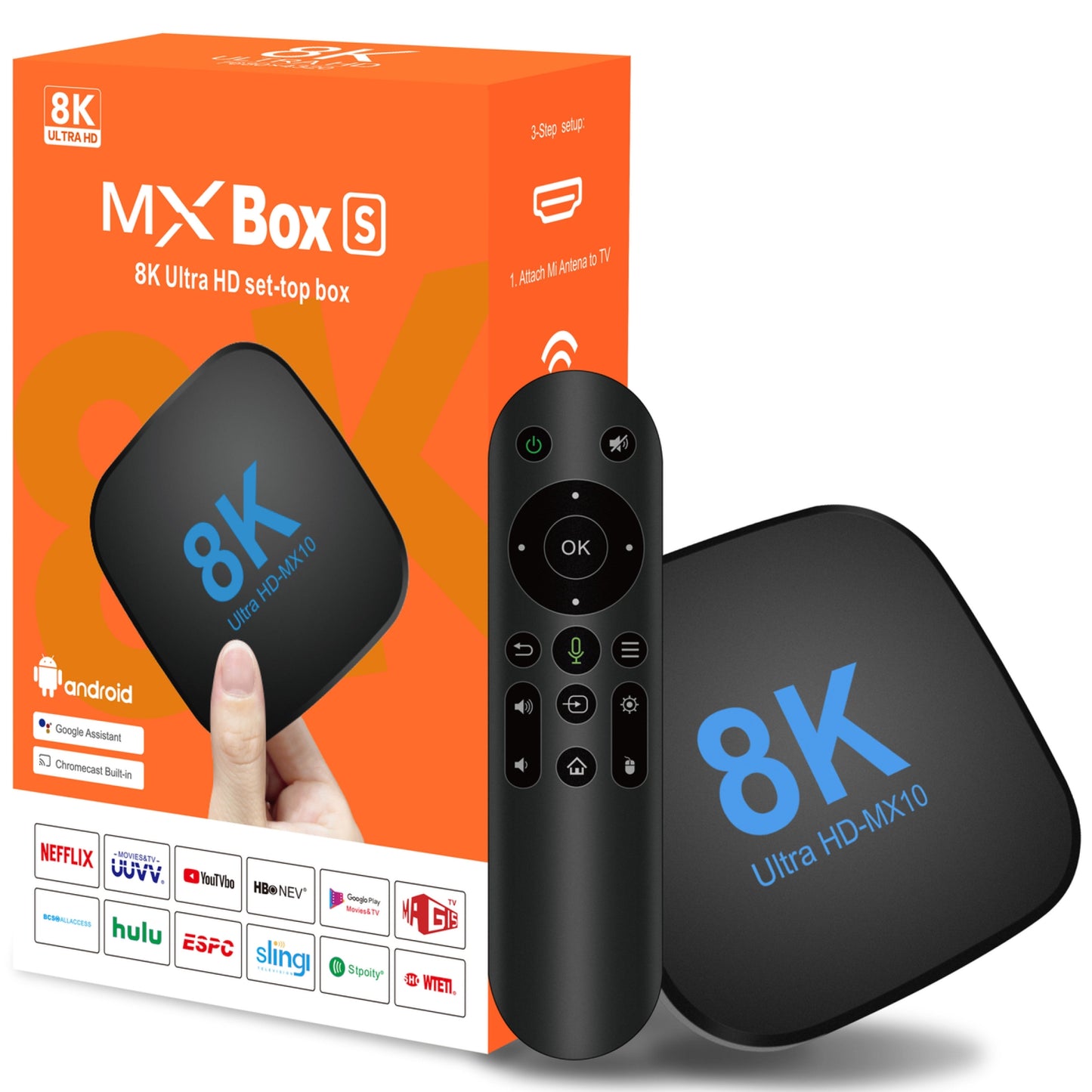 Android 13 8K TV Box Dual WiFi BT5.0 4GB DDR4 RK3528 Smart TV Decoder