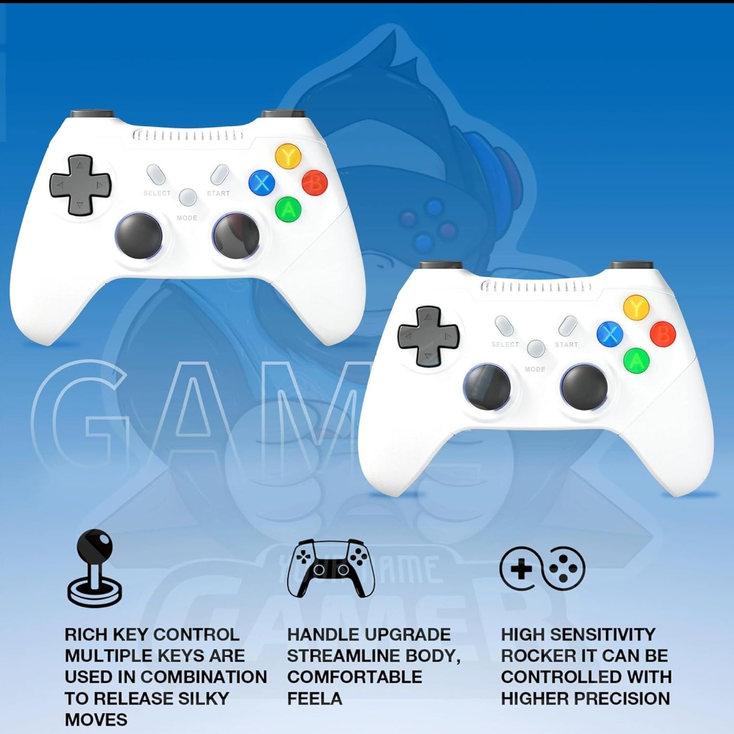 G8 Game Box 4K HD TV Spelconsole met Retro Games en Draadloze Controller 128GB 69000 Games