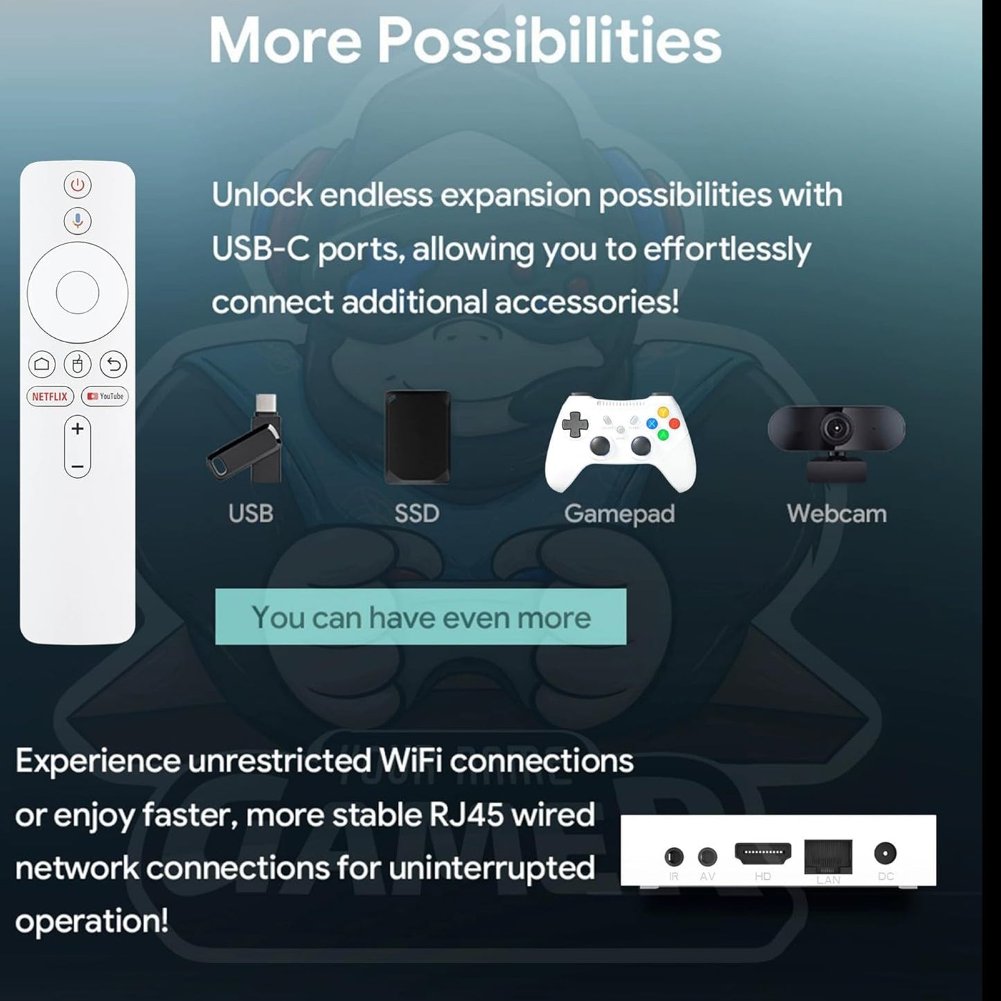 G8 Game Box 4K HD TV Spelconsole met Retro Games en Draadloze Controller 128GB 69000 Games