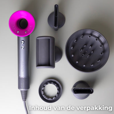 Professionele Krachtige Föhn Supersonic Haardroger met 5 opzetstukken 1600W
