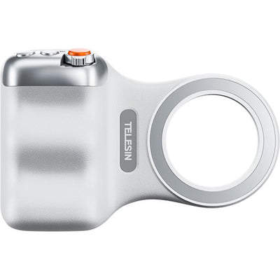 Telesin Fun Shot MagSafe Camera Grip – Ergonomische Telefoonhouder & Ontspanner – Magnetisch – Wit
