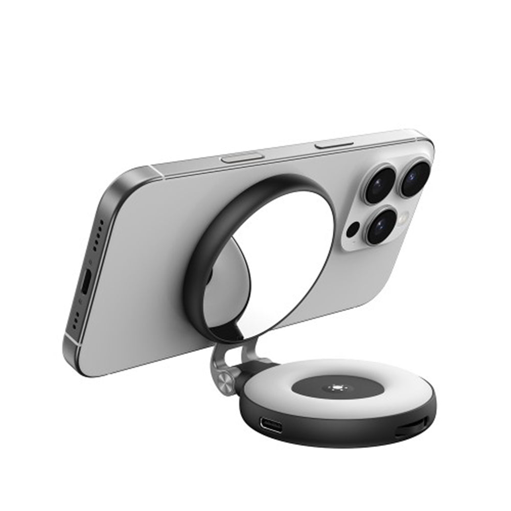 Telesin Fun Shot Magnetic Grip 2 MagSafe iPhone Cameragreep met Zoom en Sluiterknop Zwart