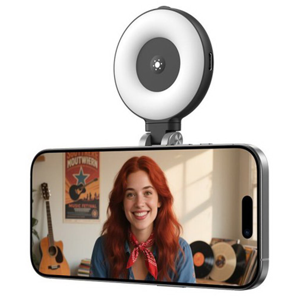 Telesin Fun Shot Magnetic Grip 2 MagSafe iPhone Cameragreep met Zoom en Sluiterknop Zwart