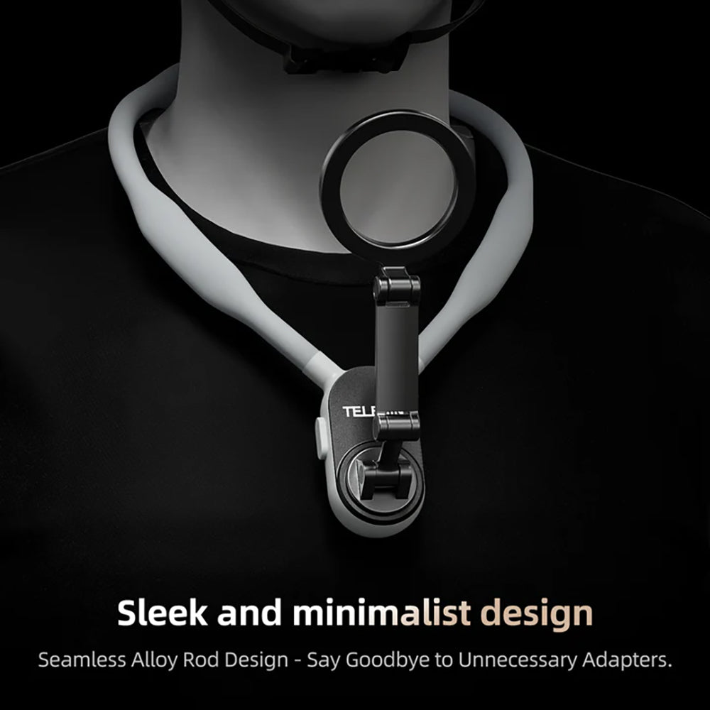 Telesin magnetische neck mount voor smartphone – grijs
