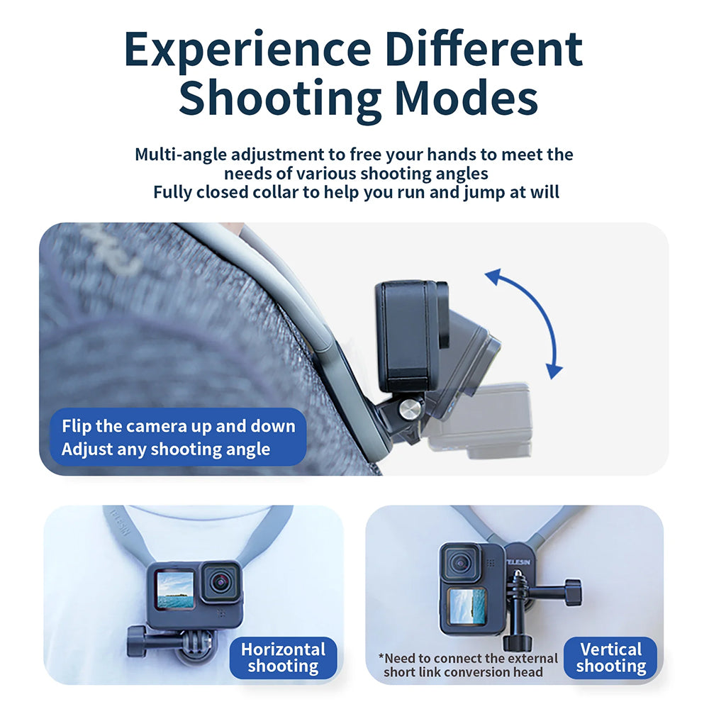 Neck mount nekbevestiging magnetisch voor GoPro