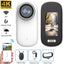 4K Mini WiFi Action Camera M11 – Draagbare POV Bodycam – Waterproof & WiFi – wit