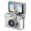 Mini retro thumb camera met 1,47 inch klapscherm – HD digitale camera met video-opname  – Wit