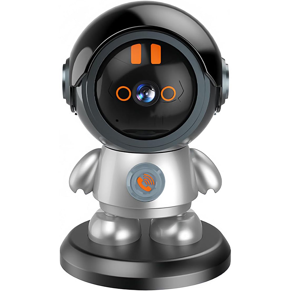 Indoor WiFi Robotcamera 1080P met Nachtzicht, Bewegingsdetectie en 2‑weg Audio